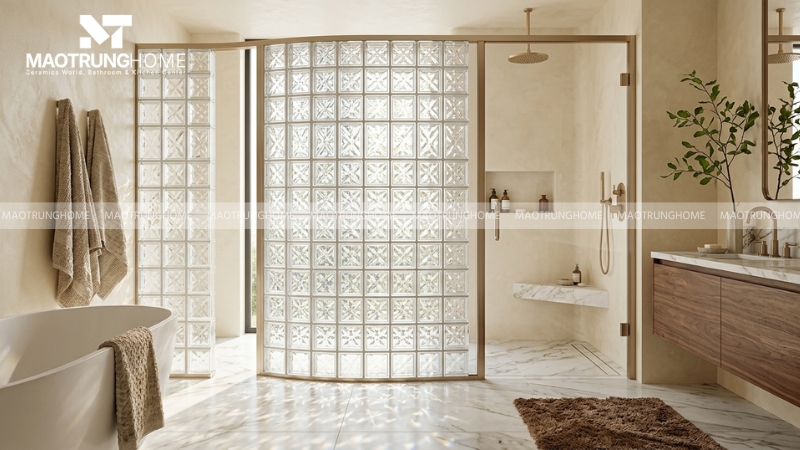 Gạch kính mờ 20x20