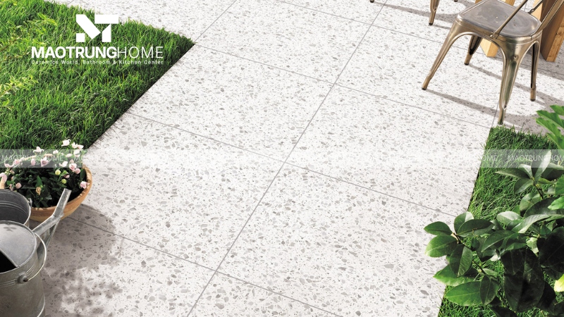 Lưu ý thực tế khi sử dụng gạch terrazzo ngoài trời