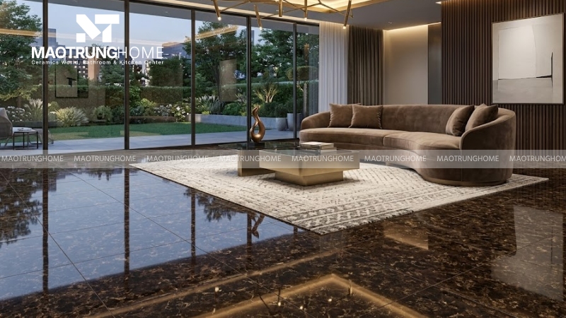Mẫu tông đậm và vân nổi bật cho không gian cần điểm nhấn (Mẫu 1)