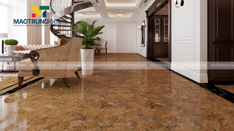 Gạch giả đá hoa cương 60x120 là dòng gạch khổ lớn mô phỏng bề mặt đá granite tự nhiên