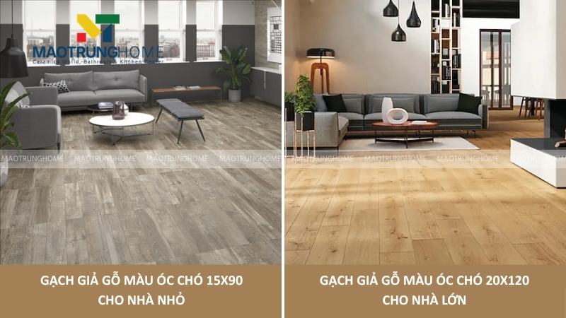 Cách chọn gạch theo diện tích