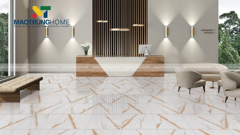 Mẫu gạch granite 600x600 vân đá sang trọng (Mẫu 3)