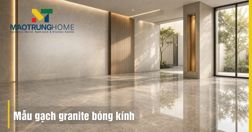 Mẫu gạch granite bóng kính đẹp, sang và dễ chọn 2026