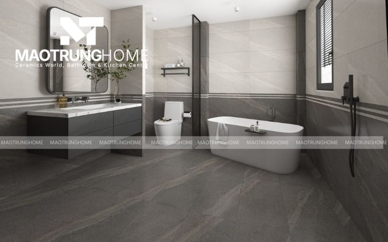 Mẫu gạch nhám lát nền phòng tắm