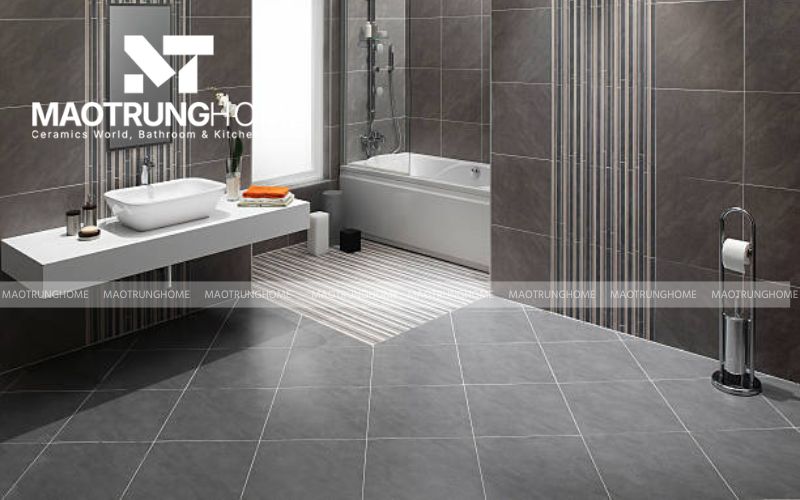 Ứng dụng gạch granite chống trơn cho phòng tắm hiện đại