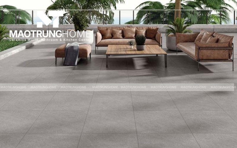 Gạch sân thượng bề mặt nhám