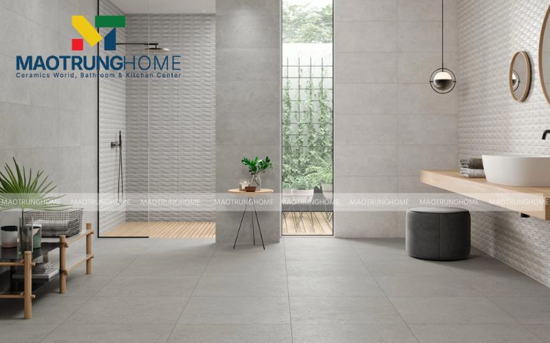 Gạch nhám chống trơn sạch sẽ và bền bỉ
