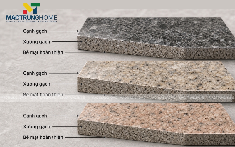 Mẫu gạch granite vân đá be