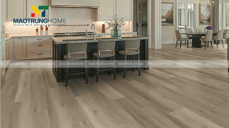 Mẫu gạch giả gỗ tone nâu trung tính cho không gian ấm cúng, dễ ứng dụng (Mẫu 1)