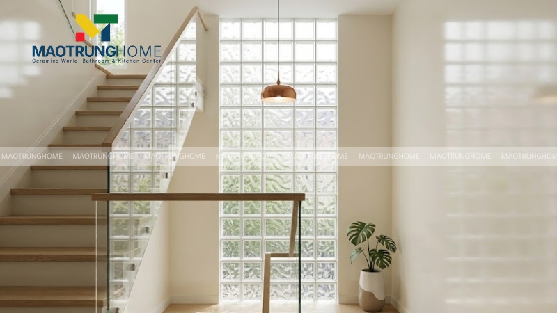 Chọn gạch kín cho nhà phố cần sáng mạnh nhưng vẫn kín đáo