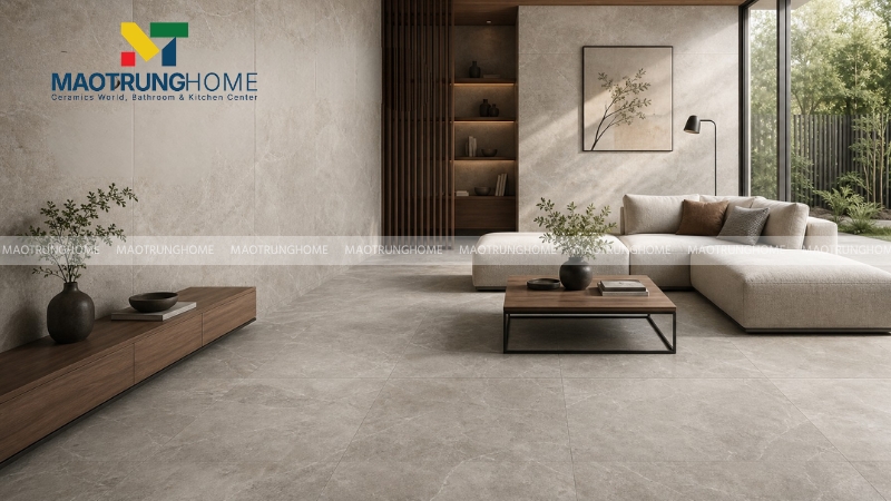 Mẫu gạch stone-look cho cảm giác tự nhiên và chắc chắn (Mẫu 1)
