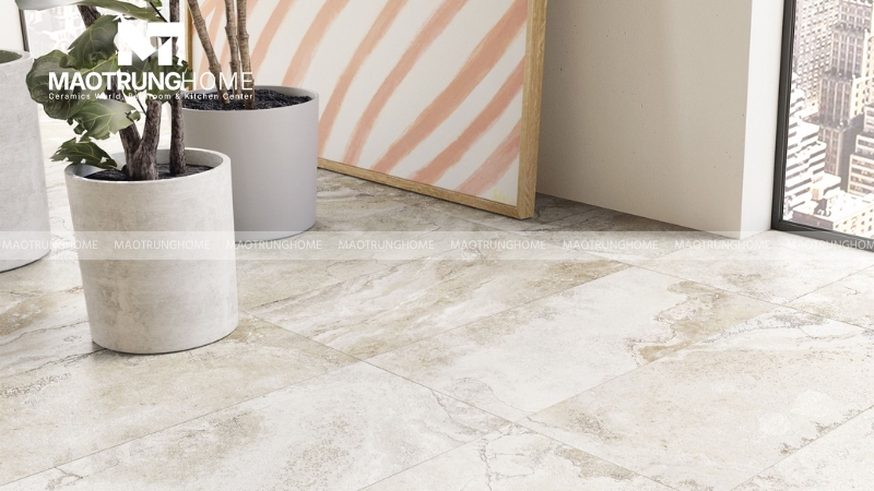 Mẫu gạch stone-look cho cảm giác tự nhiên và chắc chắn (Mẫu 2)