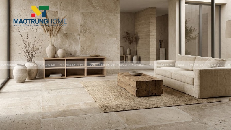 Gạch texture thủ công và hiệu ứng không đồng đều nhẹ (Mẫu 2)