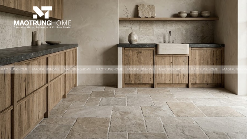 Gạch texture thủ công và hiệu ứng không đồng đều nhẹ (Mẫu 3)