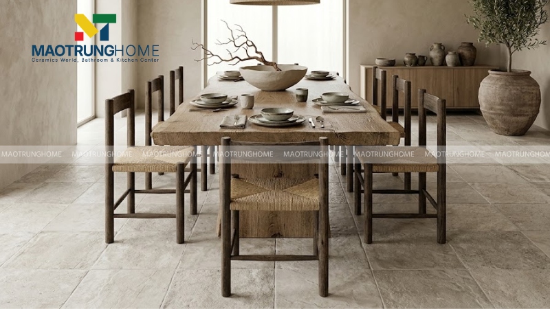 Gạch texture thủ công và hiệu ứng không đồng đều nhẹ (Mẫu 4)