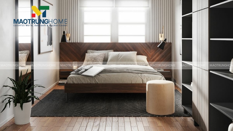 Mẫu gạch Minimalism cho phòng ngủ (Mẫu 5)
