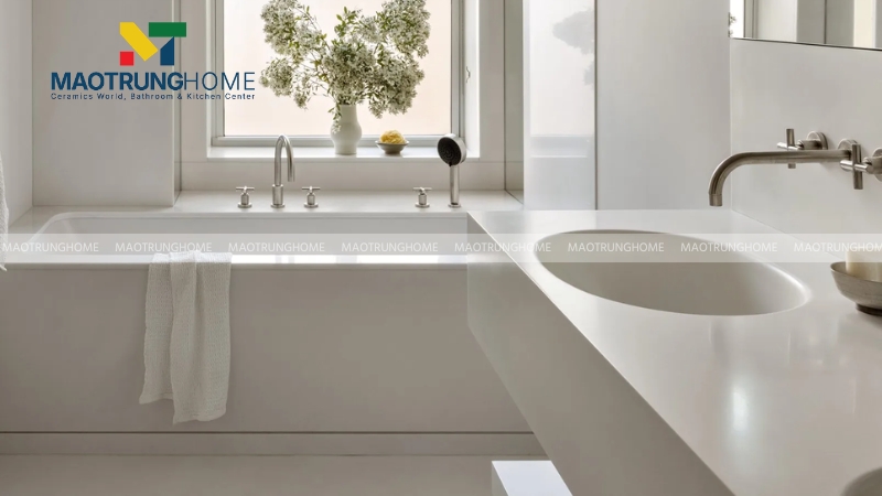 Mẫu gạch Minimalism cho phòng tắm (Mẫu 2)