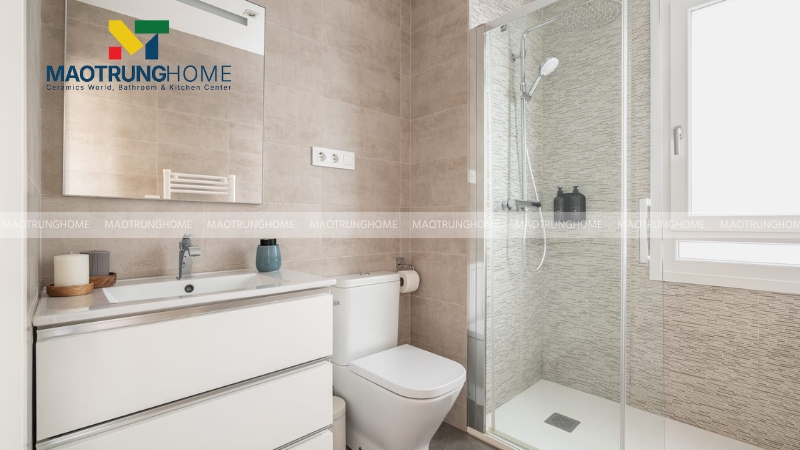 Mẫu gạch Minimalism cho phòng tắm (Mẫu 3)