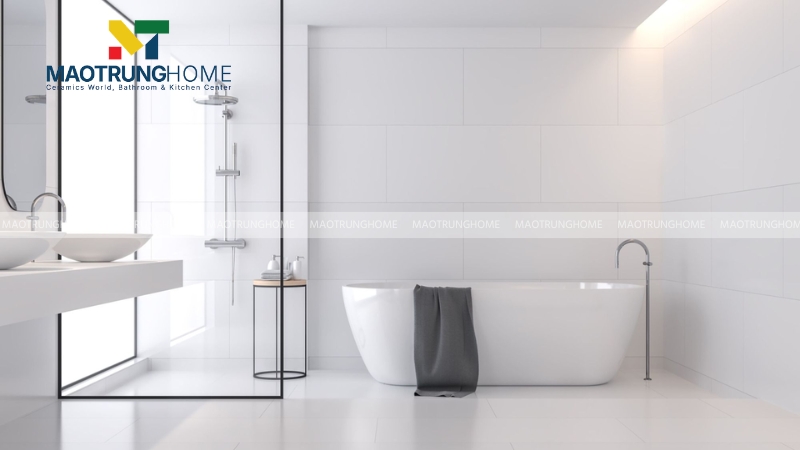 Mẫu gạch Minimalism cho phòng tắm (Mẫu 4)
