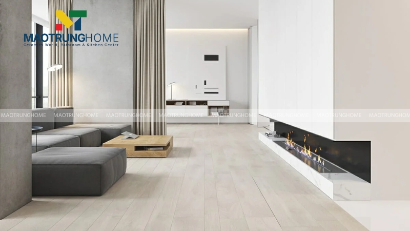 Mẫu gạch Minimalism cho phòng khách (Mẫu 1)