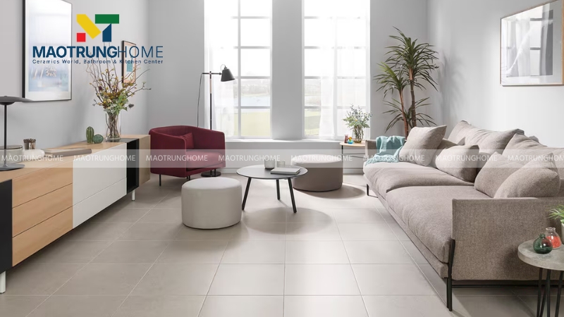 Mẫu gạch Minimalism cho phòng khách (Mẫu 3)