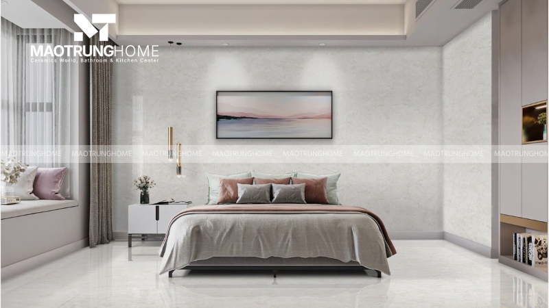 Mẫu gạch Minimalism cho phòng ngủ (Mẫu 1)