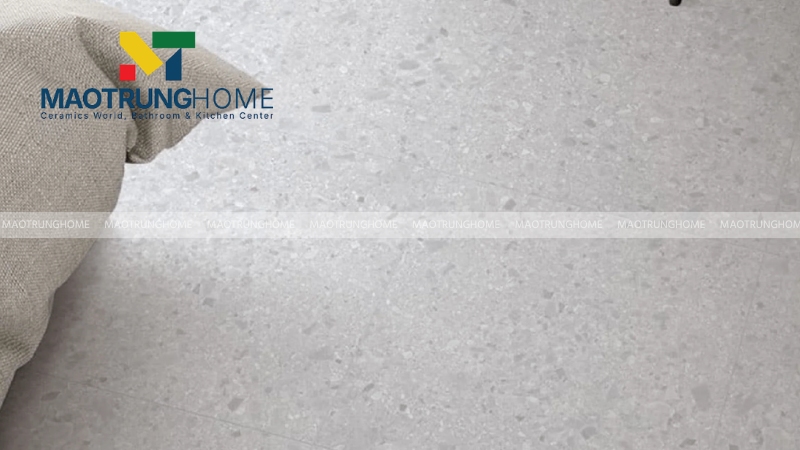 Mẫu nền sáng: Trắng, kem, be terrazzo (Mẫu 1)