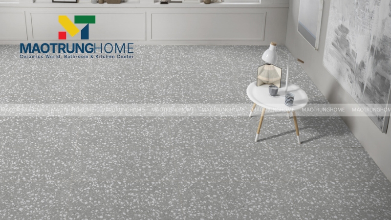 Mẫu xám, ghi, xi măng terrazzo (Mẫu 1)