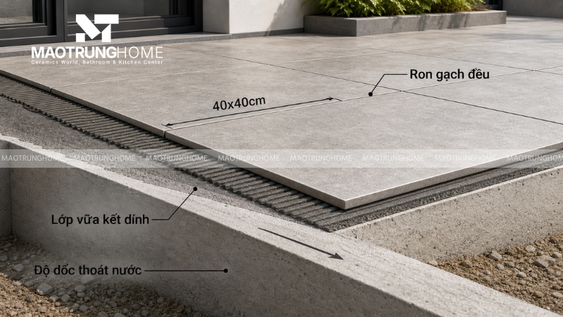 Lưu ý ngắn khi thi công và bảo quản để nền terrazzo bền đẹp lâu hơn
