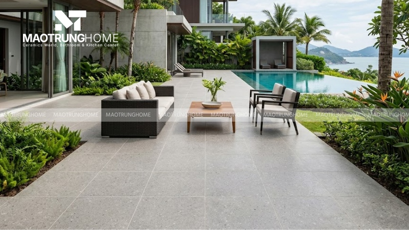 Mẫu trơn hoặc rãnh thoát nước (Mẫu 4)
