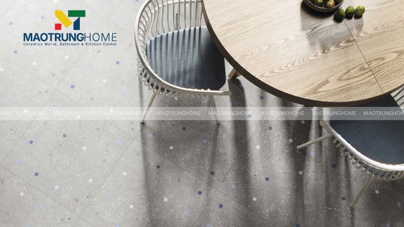 Mẫu terrazzo hạt nhỏ cho nền nhà tinh tế, ít rối mắt (Mẫu 2)