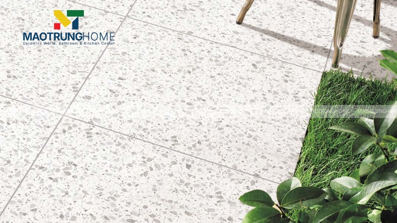 Mẫu bề mặt matt và nhám nhẹ cho khu vực cần an toàn hơn (Mẫu 3)