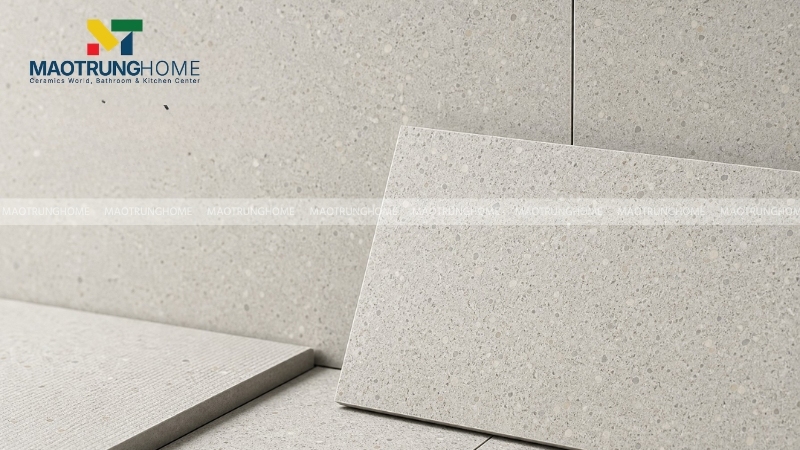 Gạch terrazzo hạt mịn hạt nhỏ giúp nền liền mạch hơn