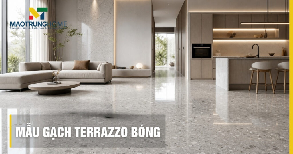Tổng hợp mẫu gạch terrazzo bóng đẹp, sang trọng cho nội thất