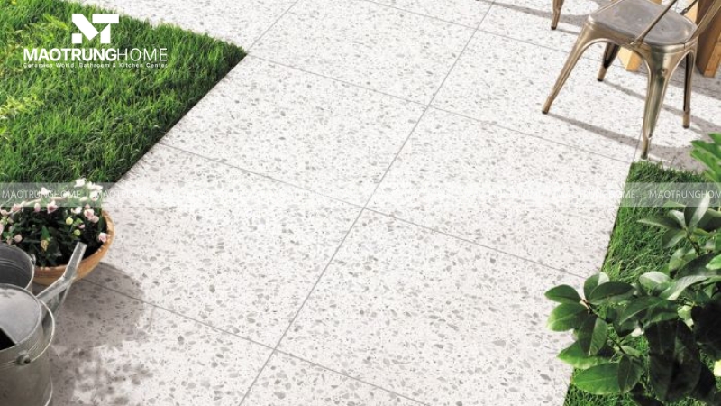 Mẫu terrazzo bề mặt nhám chống trượt