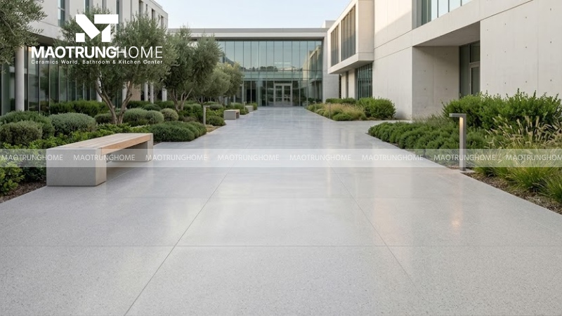 Mẫu gạch terrazzo trơn màu phổ thông (Mẫu 1)