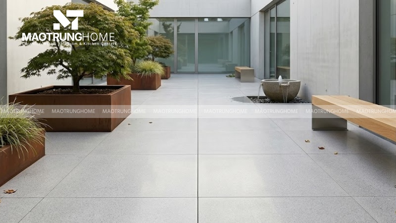 Mẫu gạch terrazzo trơn màu phổ thông (Mẫu 2)
