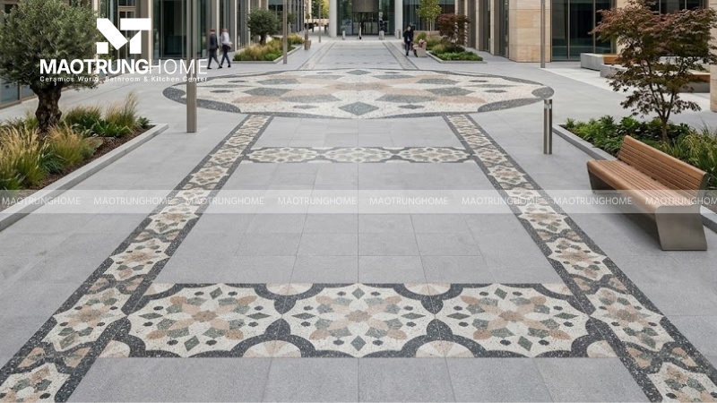 Mẫu gạch terrazzo họa tiết trang trí (Mẫu 2)