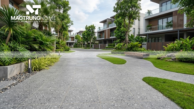 Mẫu gạch terrazzo bề mặt nhám chống trơn (Mẫu 2)