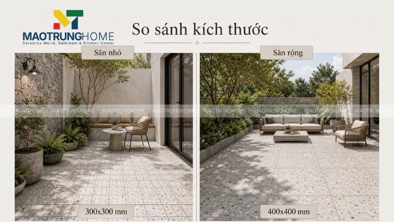 Sự khác biệt giữa gạch mài và chưa mài