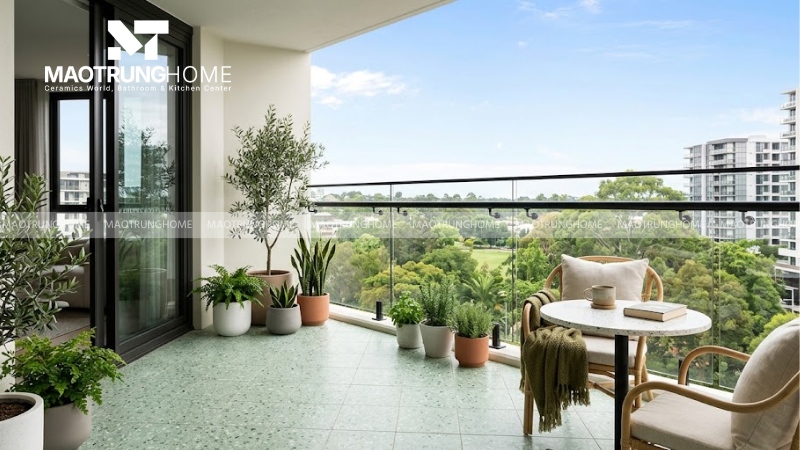 Gạch terrazzo cho ban công và logia (Mẫu 4)