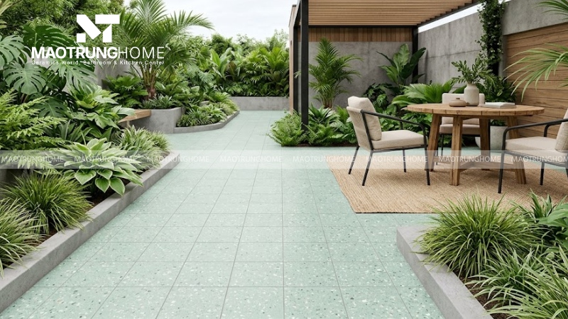 Gạch terrazzo cho sân vườn, lối đi và khu bán ngoài trời (Mẫu 3)