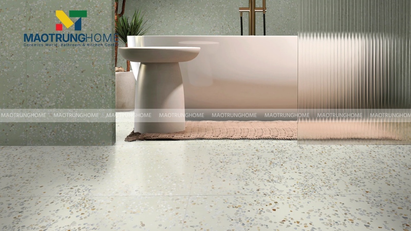 Có thể phối gạch terrazzo theo yếu tố ngũ hành nhưng cũng cần ưu tiên các điều kiện khác