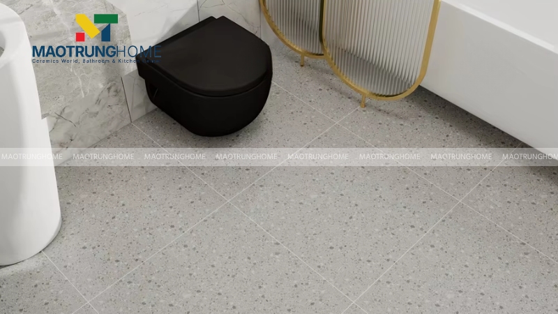 Mẫu terrazzo hạt nhỏ cho nhà tắm nhỏ dưới 4m2 (Mẫu 2)