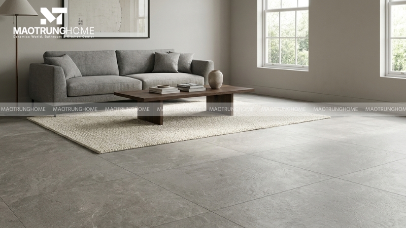 Mẫu gạch 800x800 tone xám hiện đại